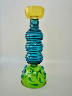 Pamono Alioth Designer Vase by Ettore Sottsass for Memphis Milan><noscript><img width=