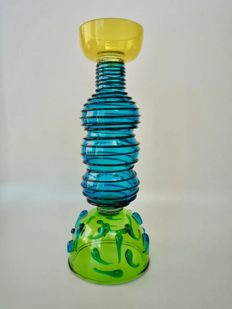 Pamono Alioth Designer Vase by Ettore Sottsass for Memphis Milan> Tabletop
