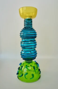 Pamono Alioth Designer Vase by Ettore Sottsass for Memphis Milan><noscript><img width=