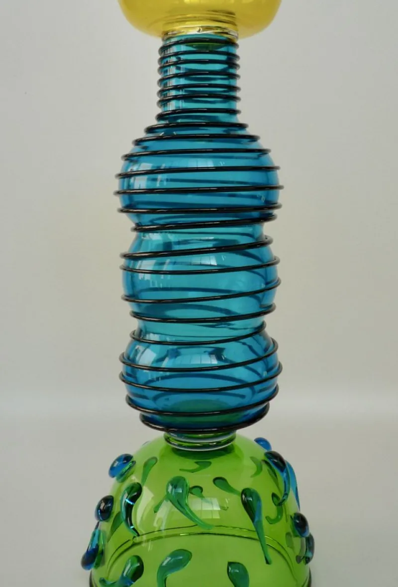 Pamono Alioth Designer Vase by Ettore Sottsass for Memphis Milan> Tabletop