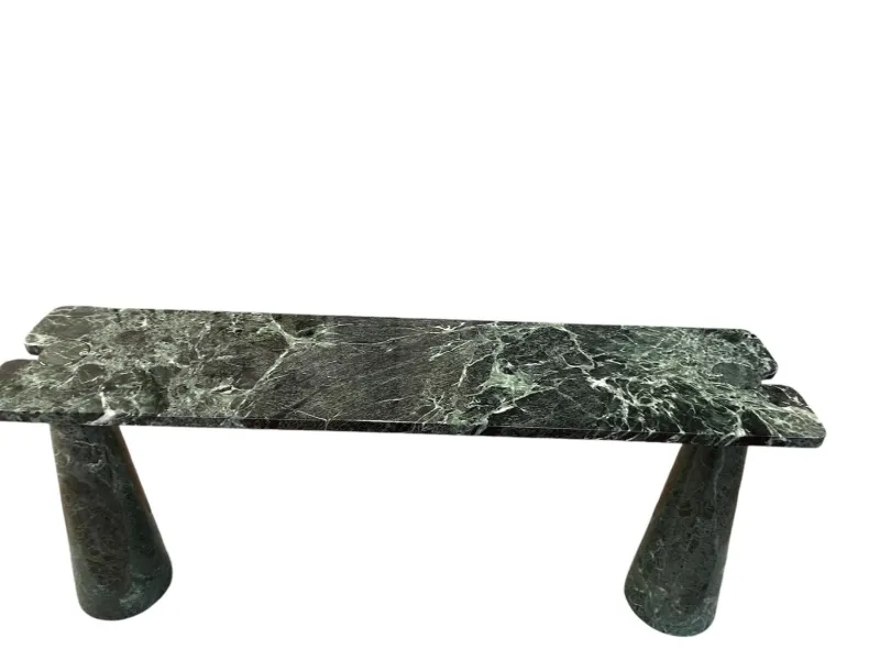 Pamono Alps Green Marble Eros Console by Angelo Mangiarotti for Skipper, 1990s> Console Tables