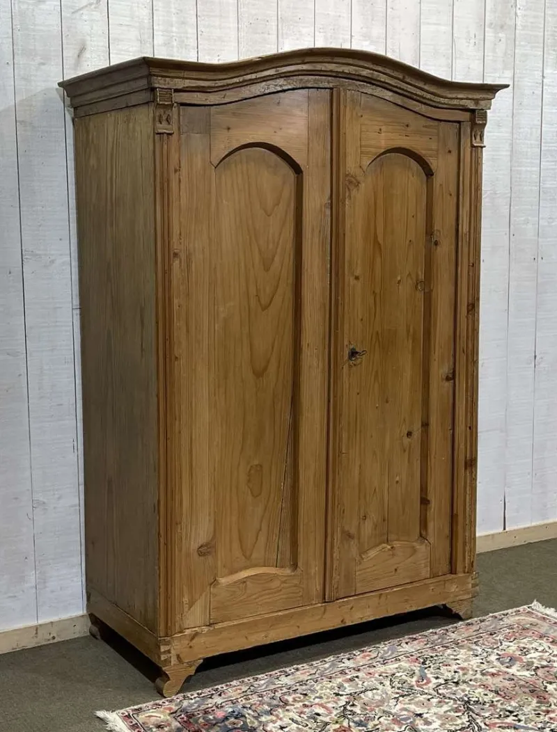 New Pamono Alsatian Fir Wardrobe, 1800s