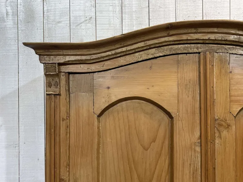 New Pamono Alsatian Fir Wardrobe, 1800s