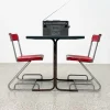 Online Pamono Aluminum Chairs with Matching Table by Cindy Crawford-Steiger for Embru, Set of 3