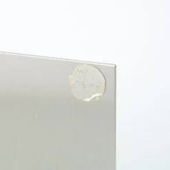 Pamono Aluminum Magazine Rack by Pierre Vandel for Espace Pierre Cardin, 1970s><noscript><img width=