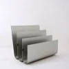 Hot Pamono Aluminum Magazine Rack by Pierre Vandel for Espace Pierre Cardin, 1970s
