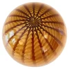 Discount Pamono Amber and Brown Spider Sphere Table Lamp in Murano Glass by Simoeng