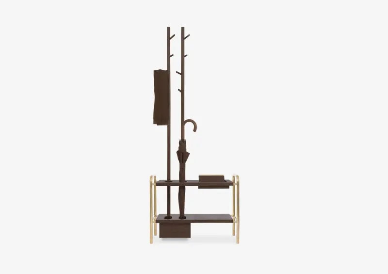 Pamono Amber Coat Stand by Marqqa, Set of 5> Racks, Hooks & Valets