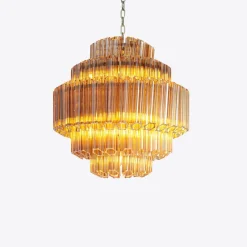 Pamono Amber Palermo Chandelier from Pure White Lines