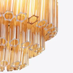 Pamono Amber Palermo Chandelier from Pure White Lines