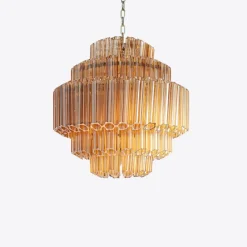 Pamono Amber Palermo Chandelier from Pure White Lines
