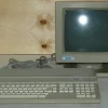 New Pamono American Atari ST1040 Monochrome Monitor and Mouse, 1980s, Set of 3