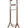 Sale Pamono American Black Walnut & Polished Stainless Steel Permanent Style Valet Stand by Honorific