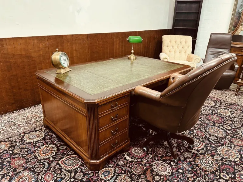 New Pamono American Desk with Back Panel