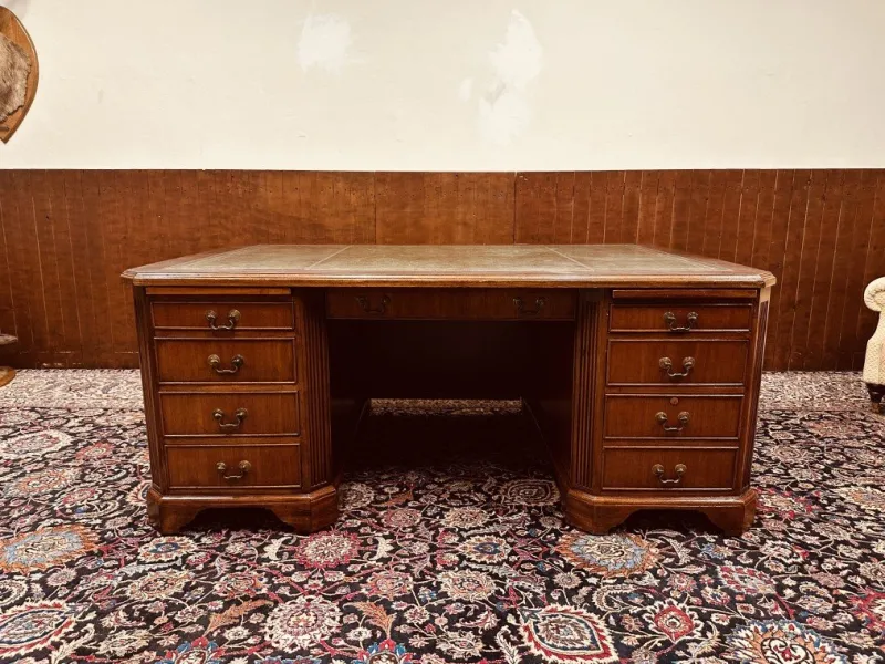 New Pamono American Desk with Back Panel