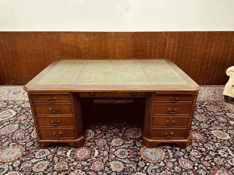 New Pamono American Desk with Back Panel
