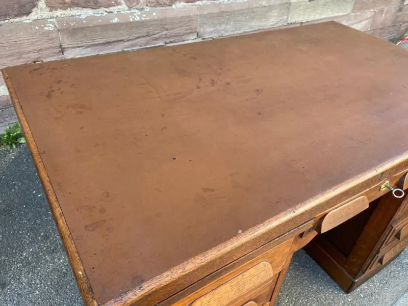 Pamono American Office Desk in Oak, 1950s> Desks