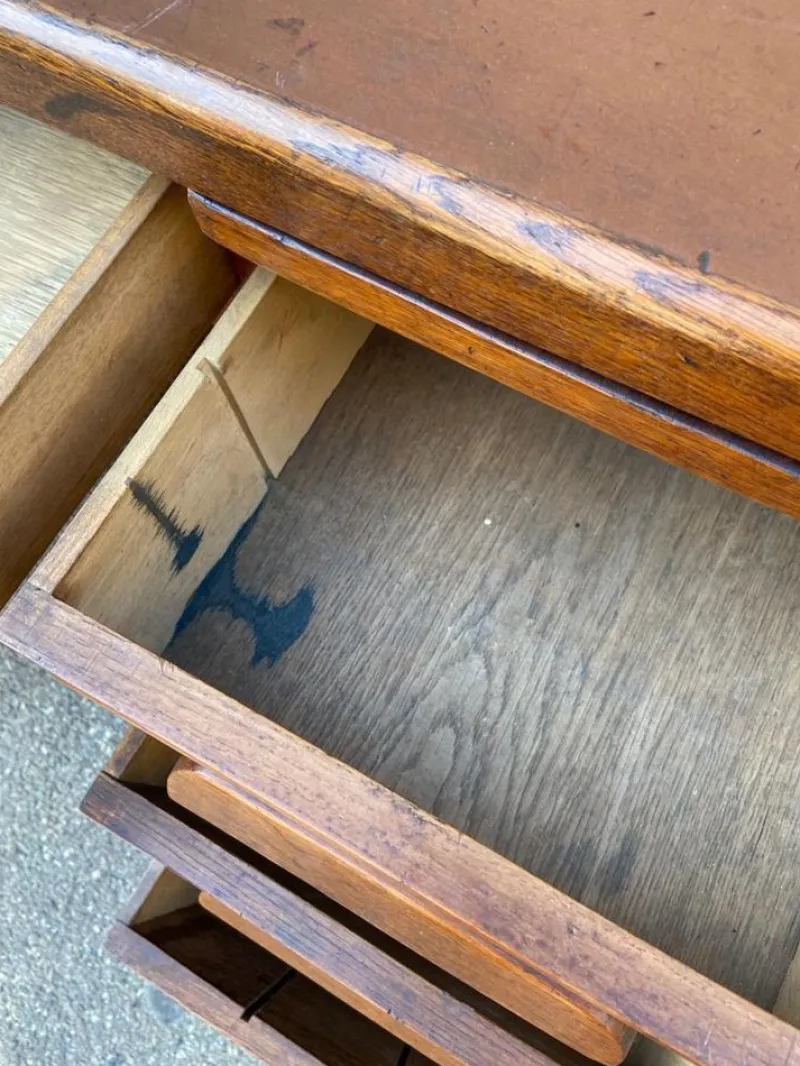 Pamono American Office Desk in Oak, 1950s> Desks