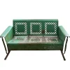 Pamono American Porch Glider with Original Green Paint by Bunting, 1950s> Benches