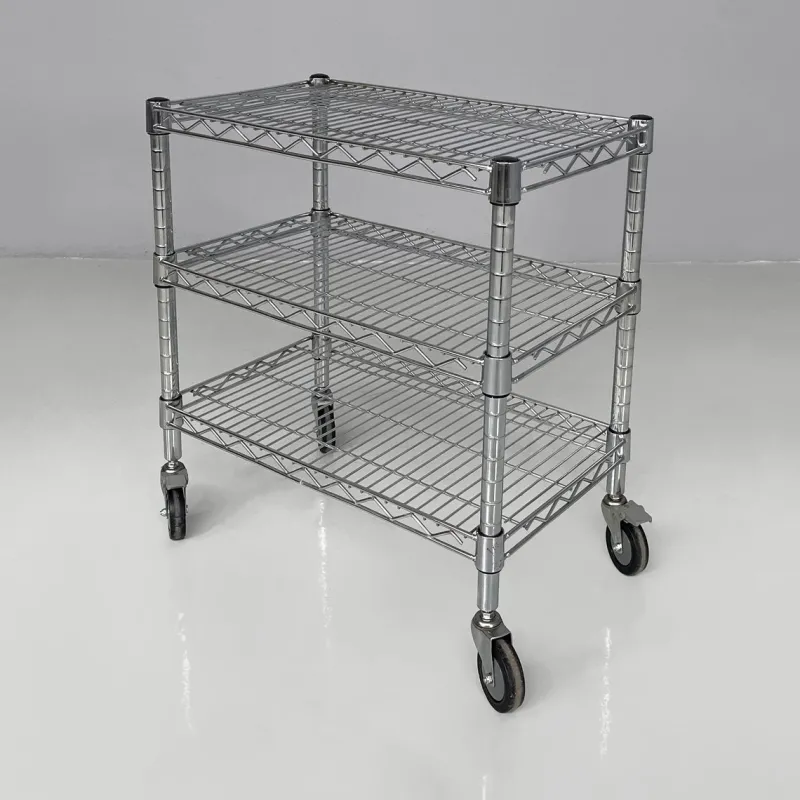Sale Pamono American Postmodern Steel Cart, 2000s
