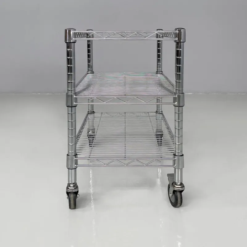 Sale Pamono American Postmodern Steel Cart, 2000s
