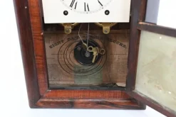 Pamono American Wall Clock with Painted Panel 8 Day Double Barrel Movement><noscript><img width=