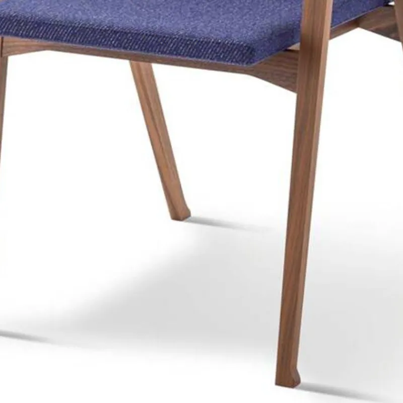 Pamono American Walnut and Fabric Luisa Chair by Franco Albini for Cassina> Seating