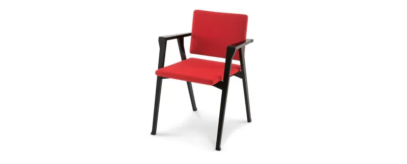 Pamono American Walnut and Fabric Luisa Chair by Franco Albini for Cassina> Seating