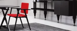 Pamono American Walnut and Fabric Luisa Chair by Franco Albini for Cassina><noscript><img width=
