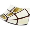 Pamono Amethyst & Aventurine Ivory Murano Glass Jurassico Q25 Plate by Stefano Birello for VéVé Glass> Decorative Plates