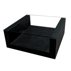 Hot Pamono Amia Coffee Table in Black Slate by Joaquín Moll
