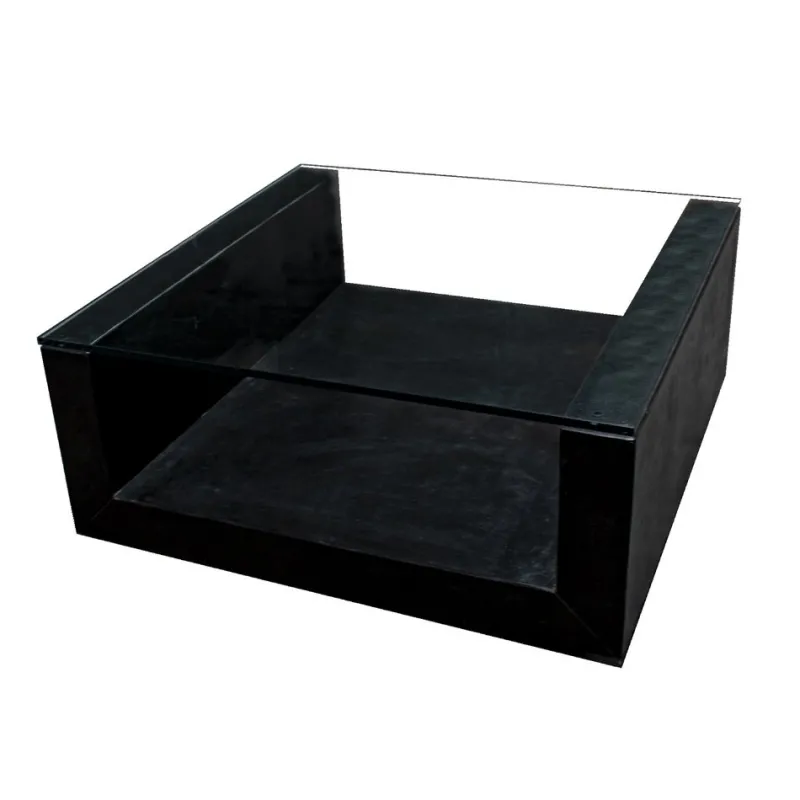 Hot Pamono Amia Coffee Table in Black Slate by Joaquín Moll