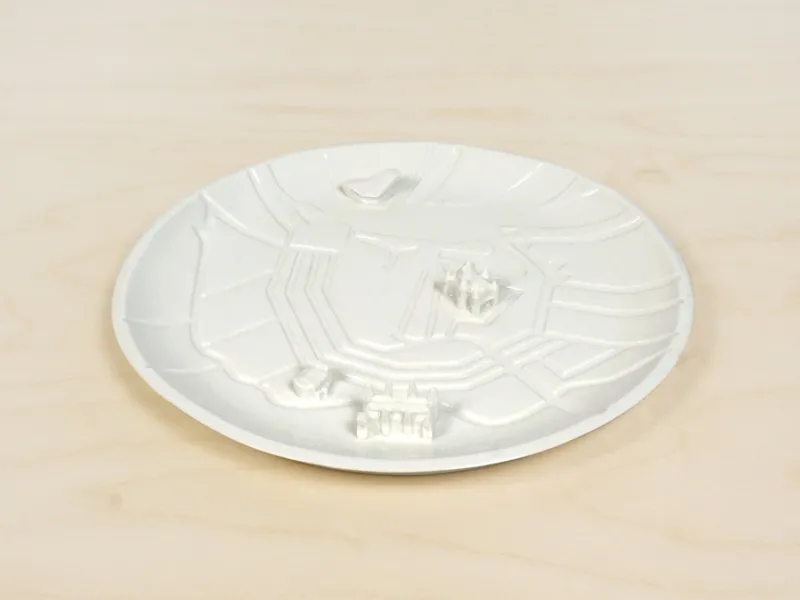 Hot Pamono Amsterdam City Plate from Studio Lorier