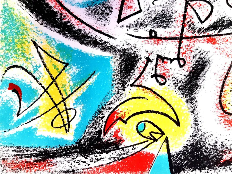 Pamono André Masson - Original Lithograph 1963> Surrealist