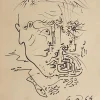 Clearance Pamono André Masson, Abstract Composition, Etching, 1965