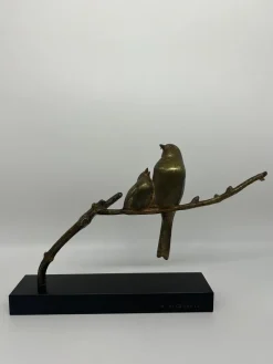 Pamono André Vincent Becquerel, Animal Sculpture, 1920s-1940s, Bronze on Marble Base> Art Deco