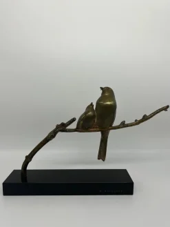 Pamono André Vincent Becquerel, Animal Sculpture, 1920s-1940s, Bronze on Marble Base> Art Deco