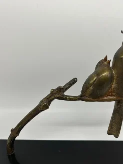 Pamono André Vincent Becquerel, Animal Sculpture, 1920s-1940s, Bronze on Marble Base><noscript><img width=