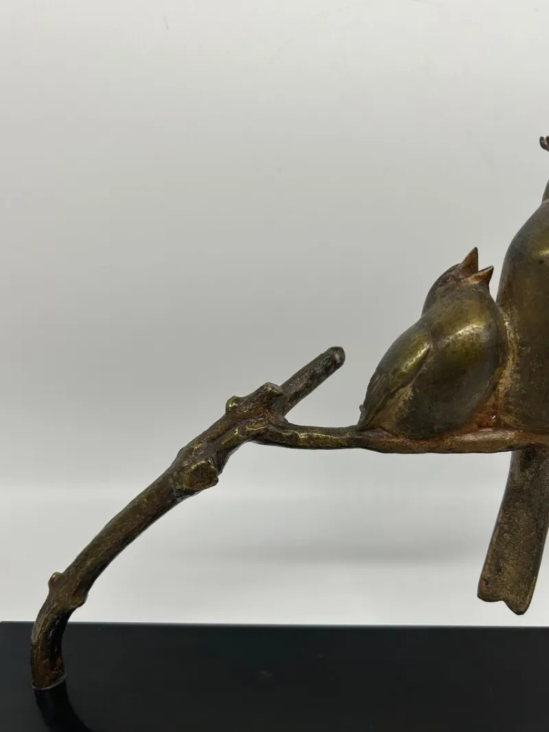Pamono André Vincent Becquerel, Animal Sculpture, 1920s-1940s, Bronze on Marble Base> Art Deco