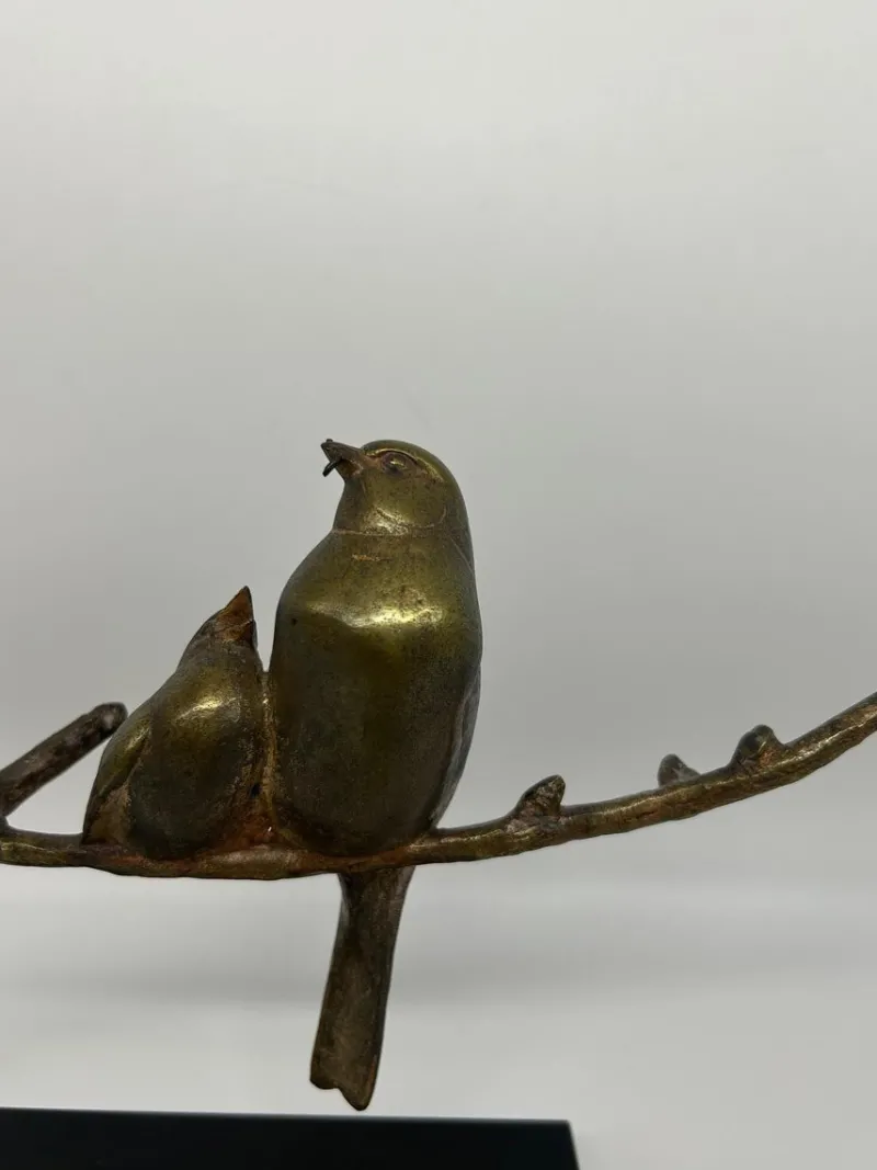Pamono André Vincent Becquerel, Animal Sculpture, 1920s-1940s, Bronze on Marble Base> Art Deco