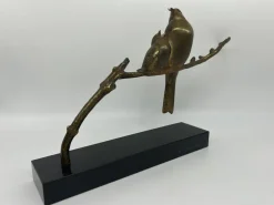 Pamono André Vincent Becquerel, Animal Sculpture, 1920s-1940s, Bronze on Marble Base><noscript><img width=
