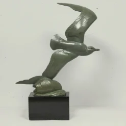 New Pamono André Vincent Becquerel, Art Deco Sculpture, Bronze, 20th Century