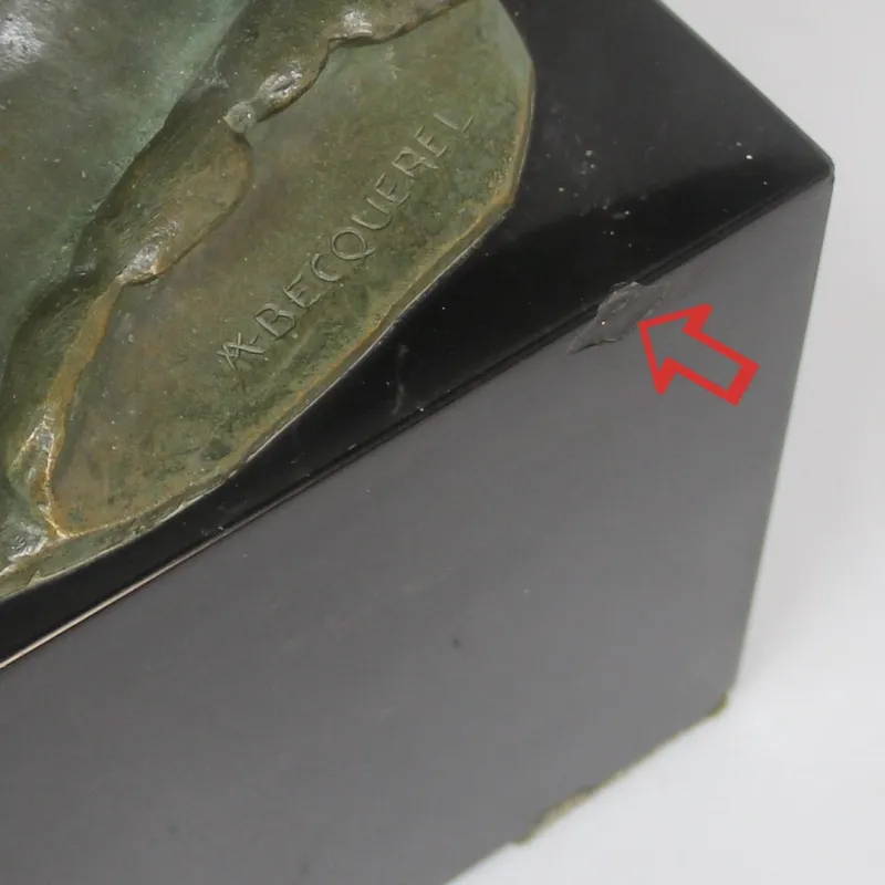 New Pamono André Vincent Becquerel, Art Deco Sculpture, Bronze, 20th Century