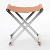 Discount Pamono Andrea Foldable Stool In Leather By Enrico Tonucci , Tonucci Collection