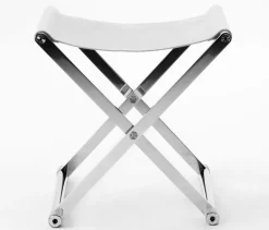 Discount Pamono Andrea Foldable Stool In Leather By Enrico Tonucci , Tonucci Collection