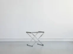 Discount Pamono Andrea Foldable Stool In Leather By Enrico Tonucci , Tonucci Collection