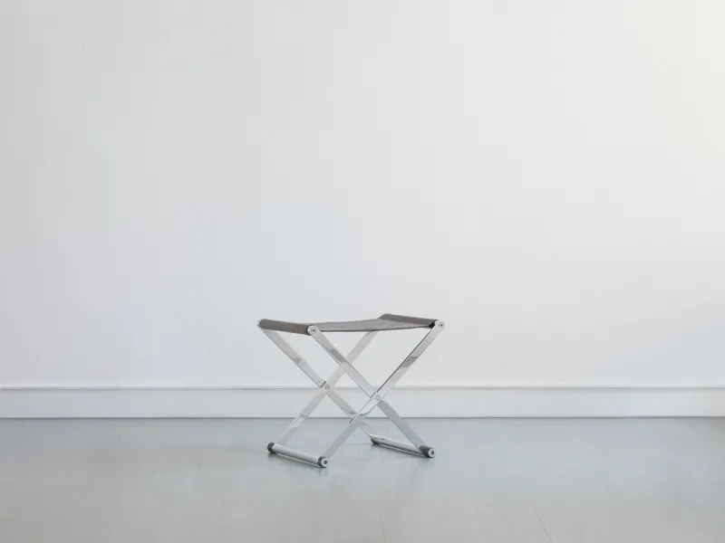 Discount Pamono Andrea Foldable Stool In Leather By Enrico Tonucci , Tonucci Collection