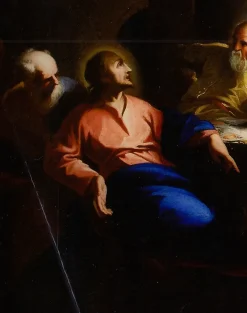 Pamono Andrea Pozzo, Christ in the House of Simon the Pharisee, Oil on Canvas, 17th Century, Framed><noscript><img width=