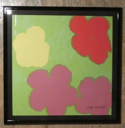 Pamono Andy Warhol for C.M.O.A., Flowers, Numbered 1534/2400, Pittsburgh, 1964, Lithograph, Framed><noscript><img width=