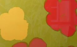 Pamono Andy Warhol for C.M.O.A., Flowers, Numbered 1534/2400, Pittsburgh, 1964, Lithograph, Framed><noscript><img width=